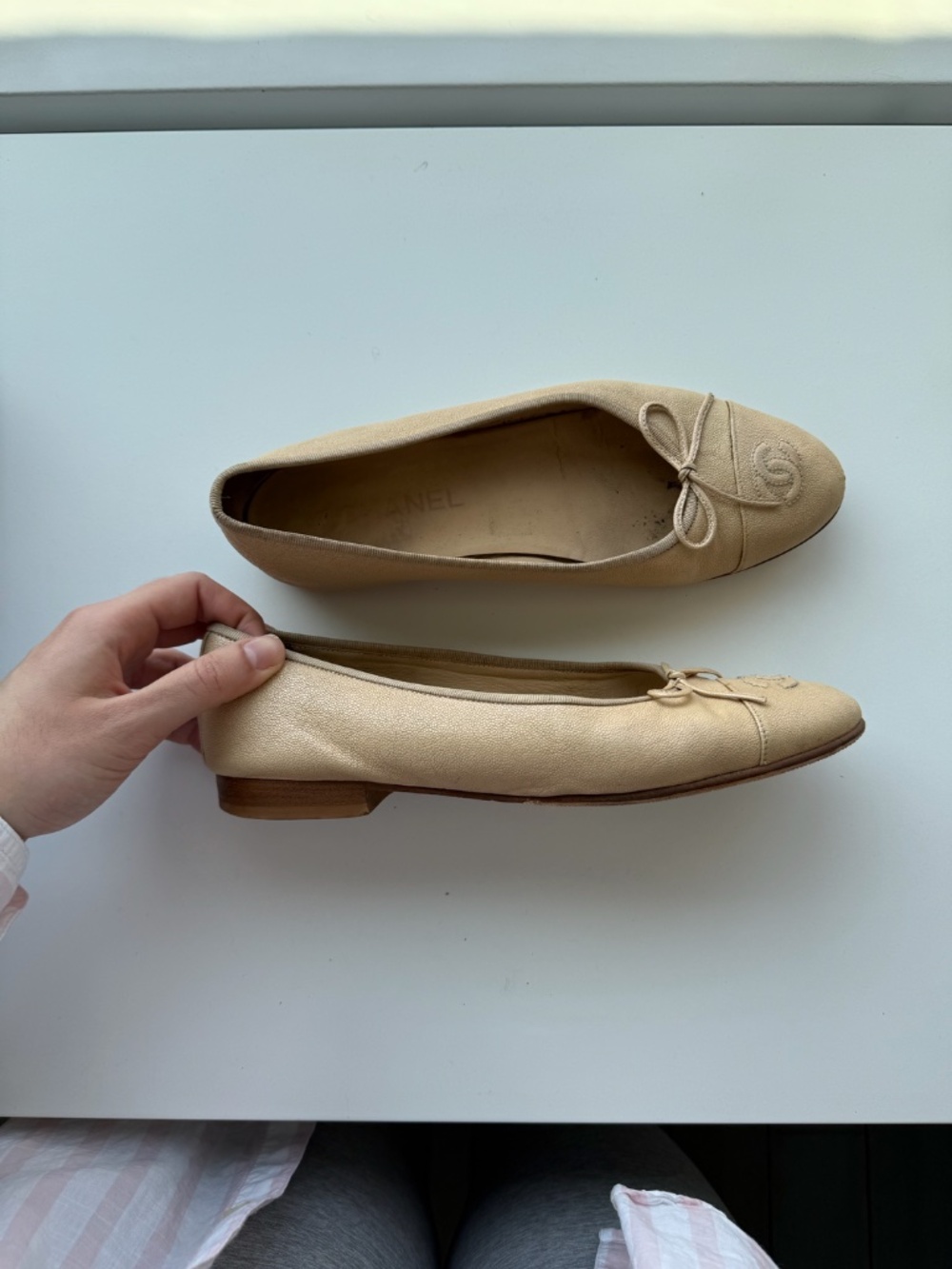 Chanel Beige Flats - Picture 3 of 8